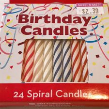 Don't Forget the Candles!