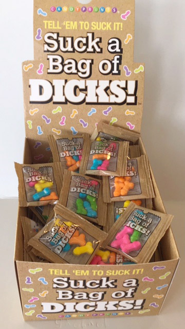 Bagged penis candy