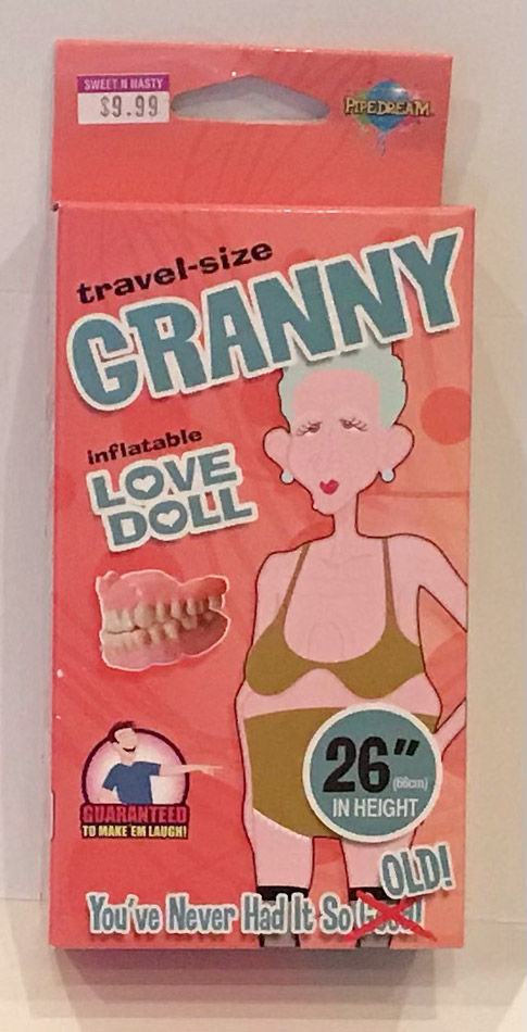 Travel Size Granny Love Doll